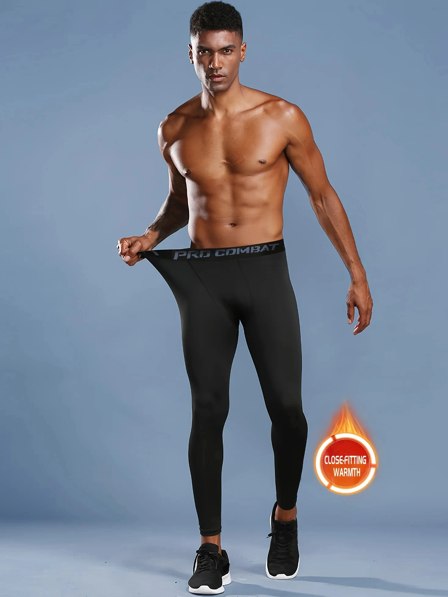 Leggings a compressione ad alte prestazioni per uomo Fitness workout collant per prestazioni di Fitness migliorate e Comfort di corsa