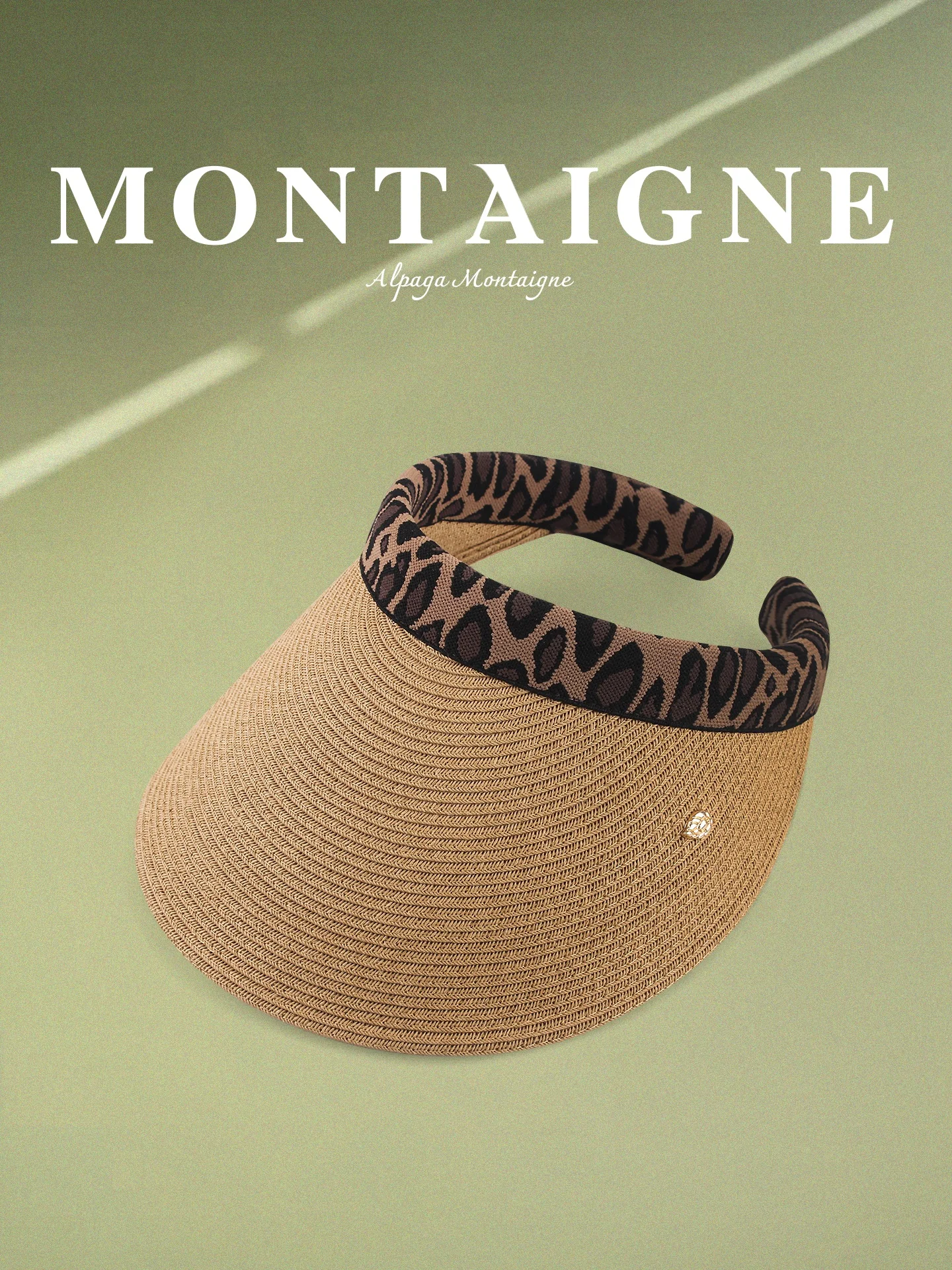 alpaga-montaigne-classic-leopard-print-straw-hat-women's-summer-sun-protection-empty-top-hat-face-slimming-large-brim-hat