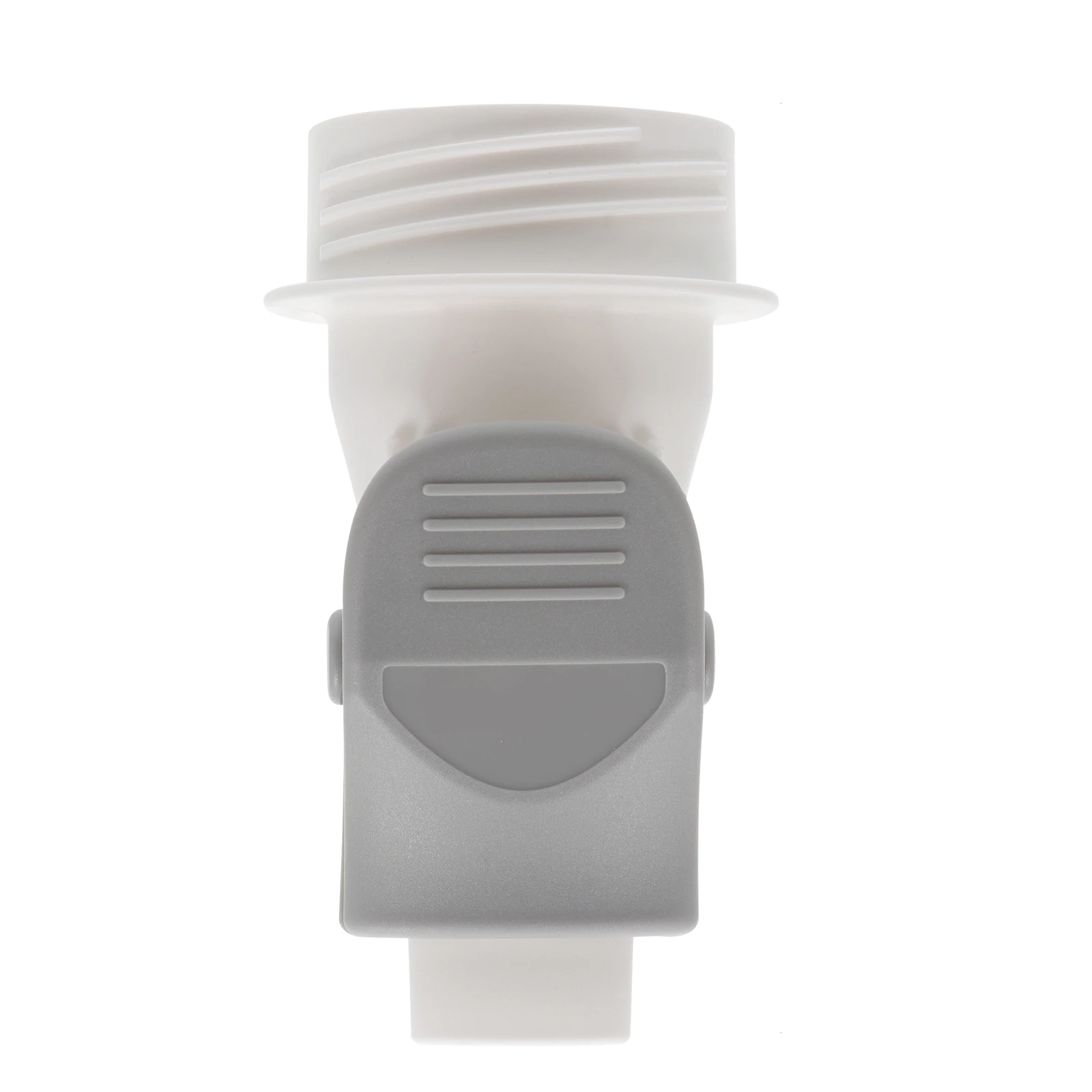 

1pc Breast Pump Adapter Breast Milk Bag Clips Durable Plastic Converter Grey Transfer Clip Storage Bags Accessories