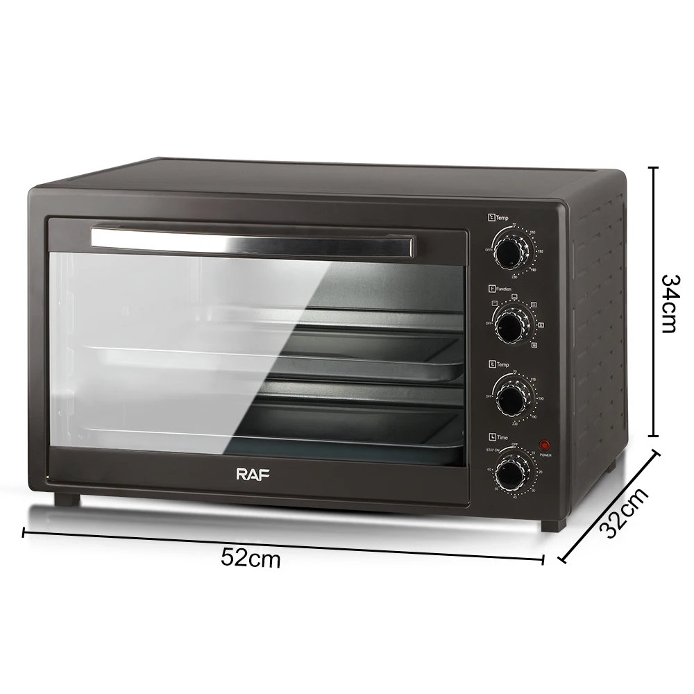 Horno eléctrico tostador de convección para regalos, pequeños electrodomésticos, marca RAF, 38L