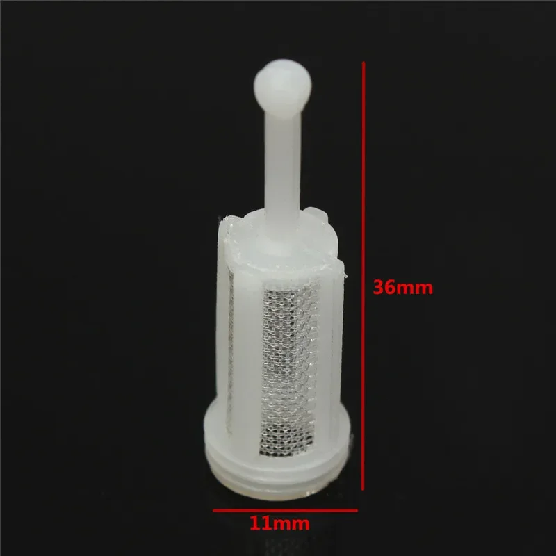 GTBL 10 قطعة من وعاء مرشح الرش من نوع الجاذبية البلاستيكية قطر 11 مللي متر الطول الإجمالي 36 مللي متر يمكن أن يتكيف مع معظم المذيبات #3