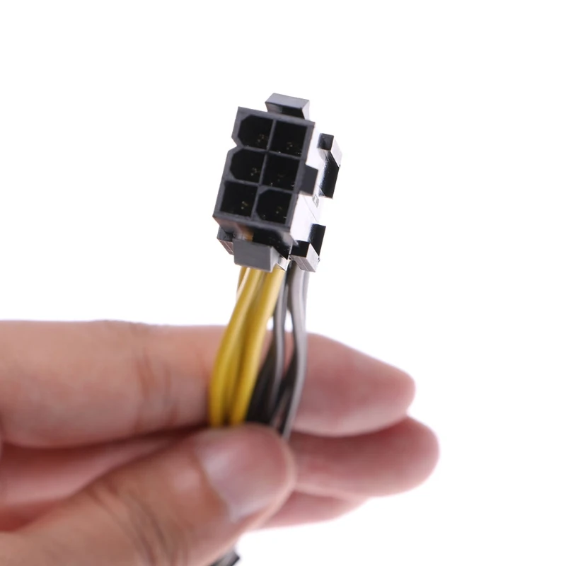 18ซม.PCIe 6pin To 8pin อะแดปเตอร์ PCI-e 6-Pin หญิง8Pin ชาย Converter สำหรับ PCI Express GPU การ์ด5PCS