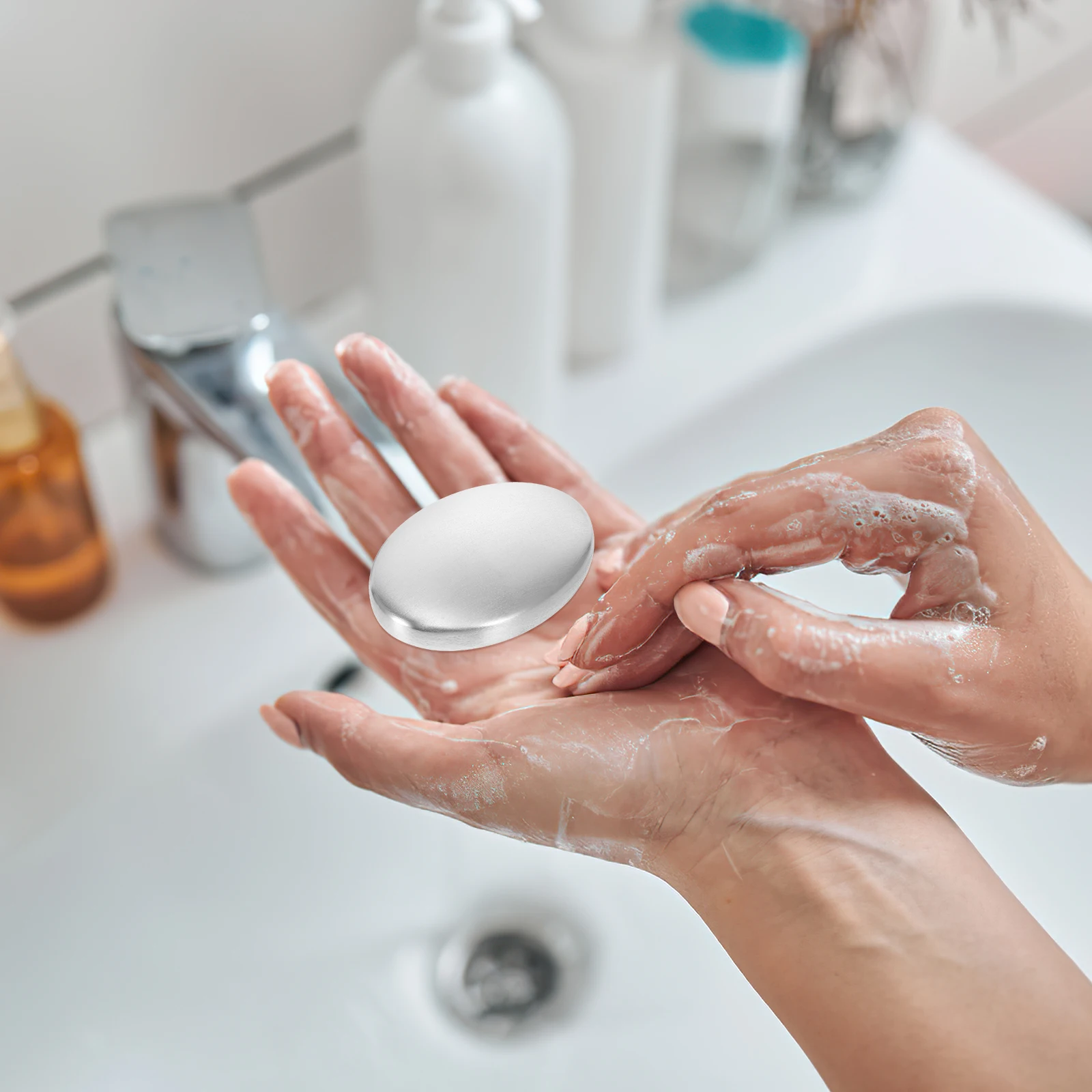 2 قطعة الفولاذ المقاوم للصدأ مزيل الرائحة الصابون بار المطبخ إزالة الروائح الكريهة بار يزيل البصل الثوم الأسماك رائحة الفولاذ المقاوم للصدأ الصابون