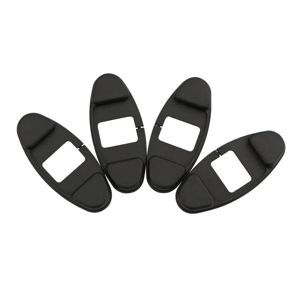 Para nissan xtrail t32 teana sentra versa ensolarado almera tiida fechadura da porta limitador rolha capa protetor adesivo 4 pçs acessórios