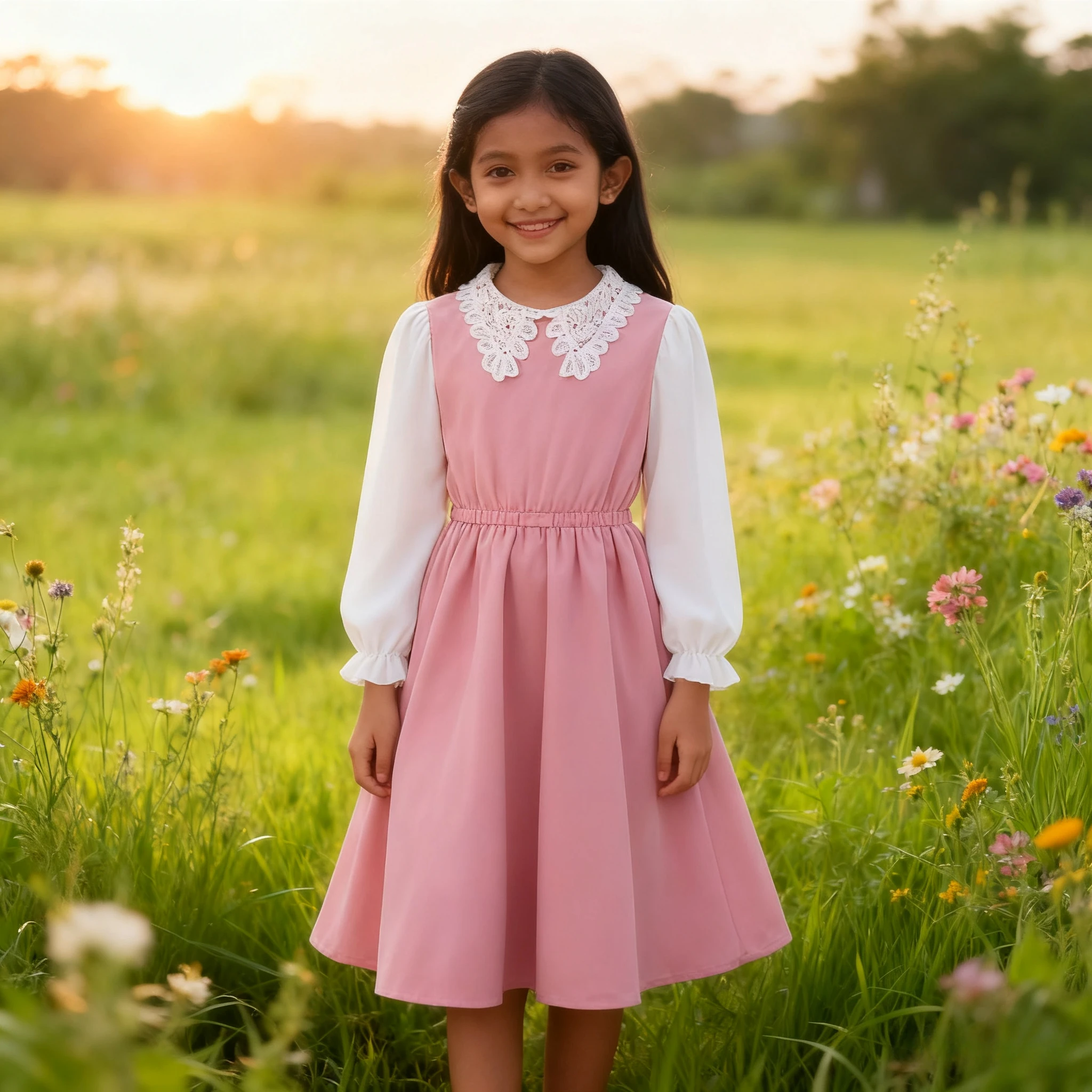 Kids Girl Pink Dres… - image