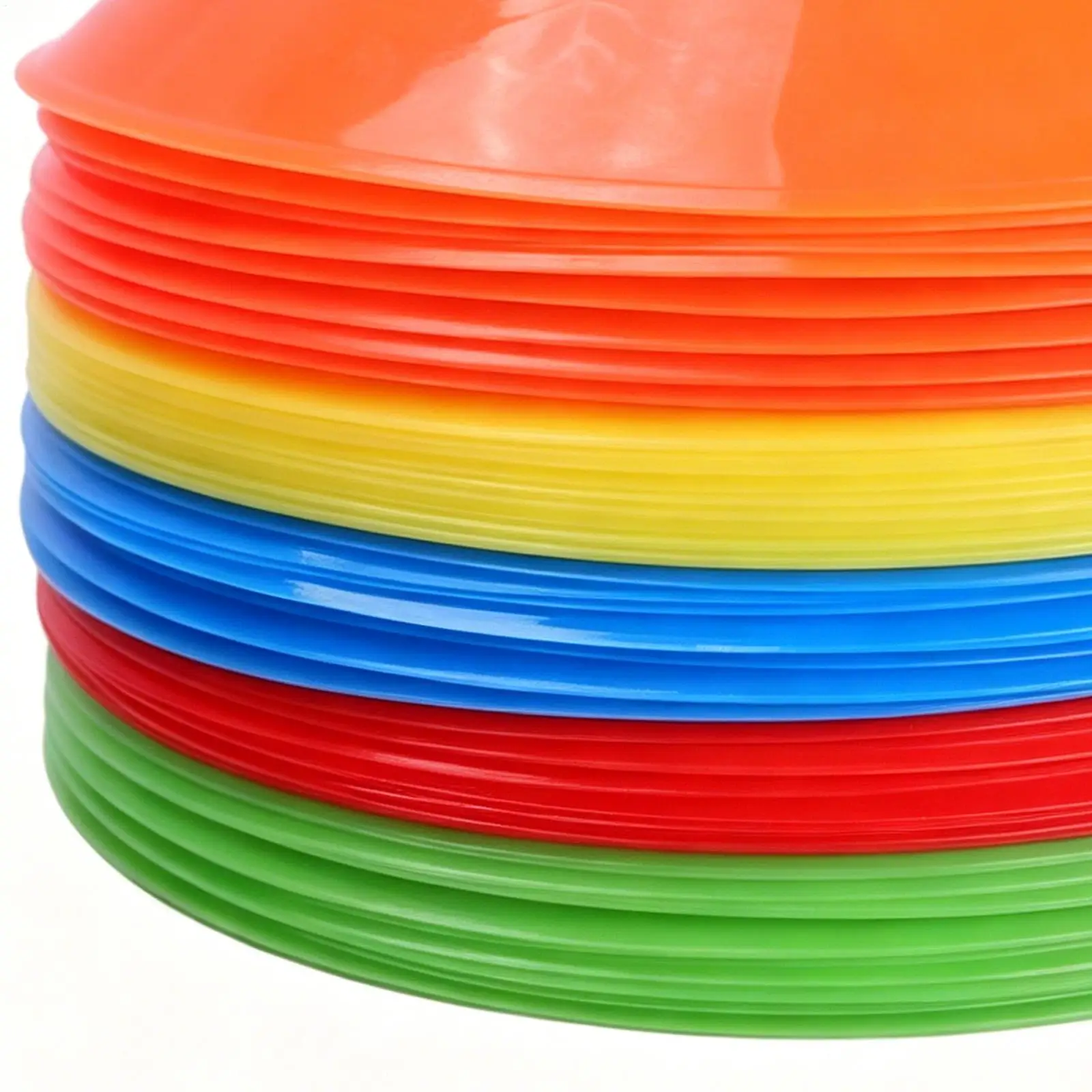 

Soccer Cones For Training 50 Pieces Colorful Portable Stackable Equipment Soccer Cones With Holder For Football Basketball