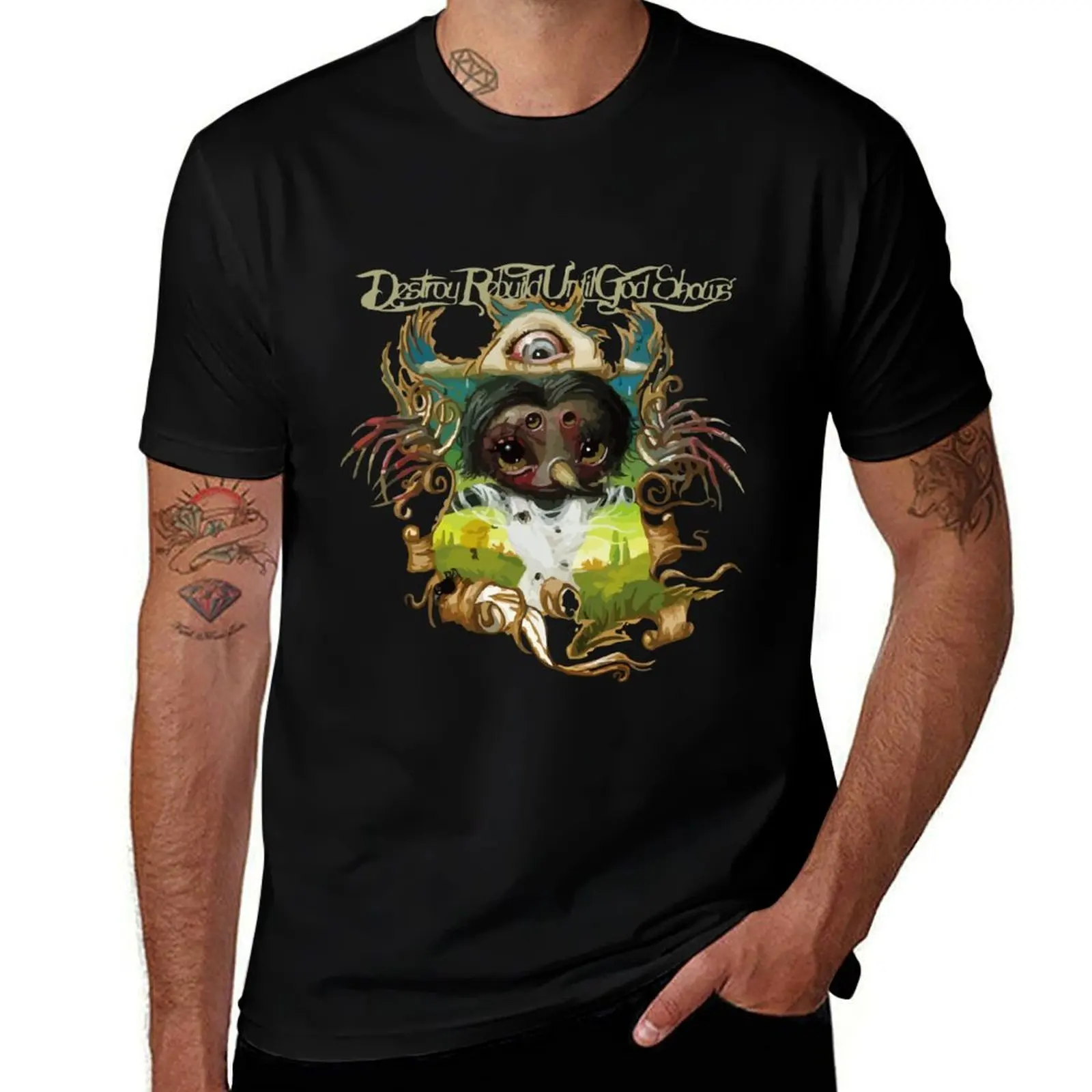 

Destroy rebuild until god shows T-Shirt Basic All Season Solid T-Shirt