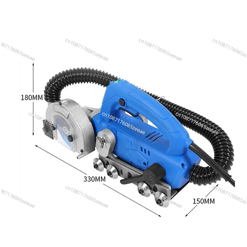 1200 W Multi-functional Electric Tile Seam Gap Cleaning and Crack Broaden Tool for Dust and Grout Removal