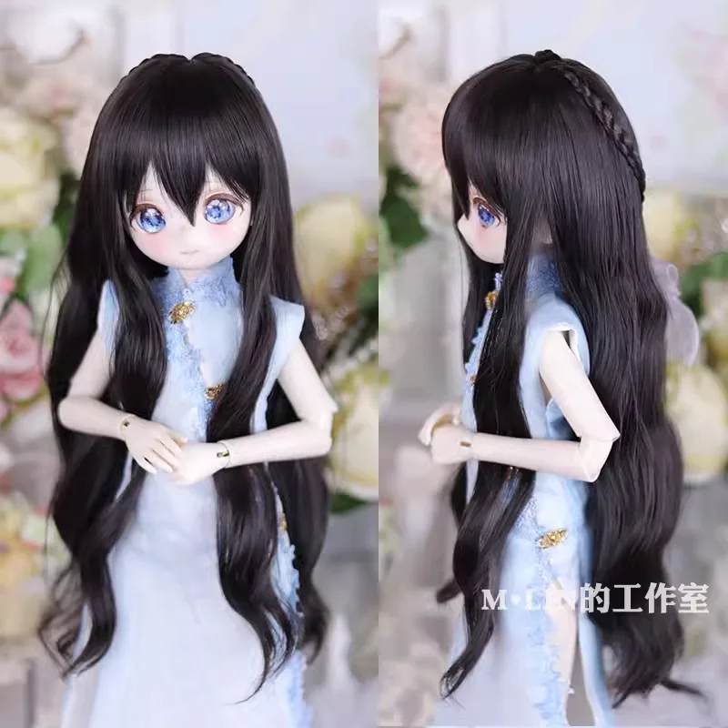 

BJD Doll Wigs Long Wavy Hair For 1/3 MDD Doll Curly Hair Accessories High Temperature Wig