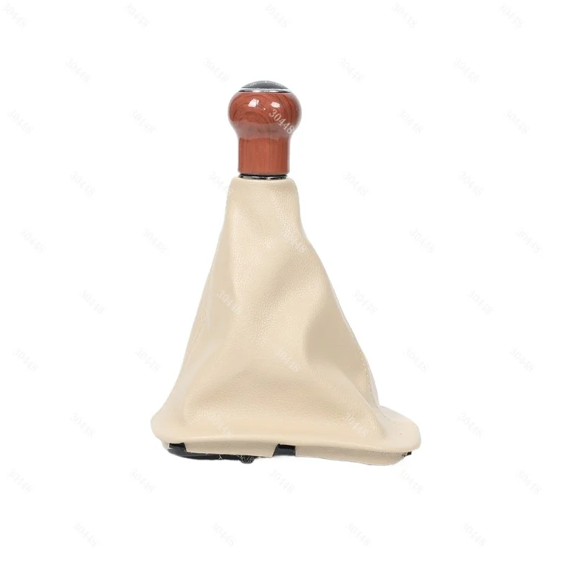 Gear Shift Knob Dust Cover Wood Grain Shifter Handle Interior Accessory for  Passat B5