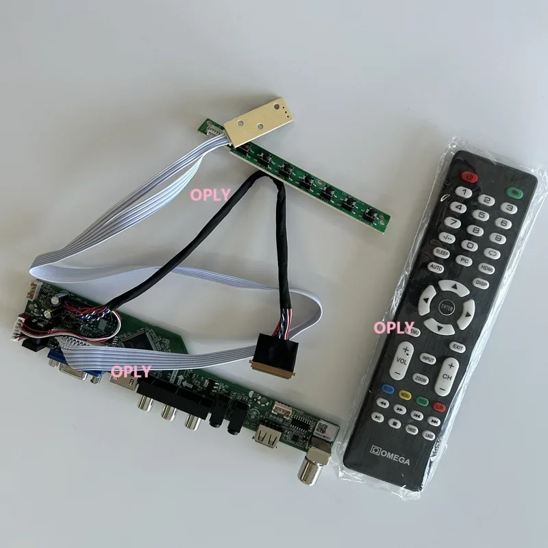 

TV Controller board kit for N173FGE N173FGE-L23/L21 N173O6 1600X900 17.3" HDMI-compatible RF USB AV VGA Audio LED Screen