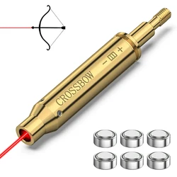 Arrow Laser Sight Archery Bore Sight Red Dot Laser Crossbow Bow Archery Arrow Red Laser Boresighter for Shooting Hunting