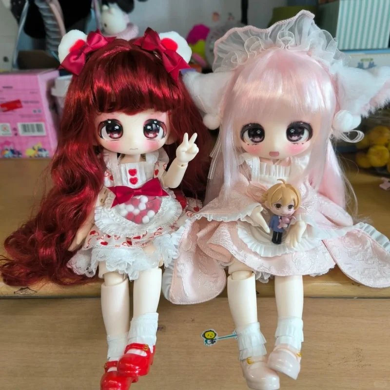 In Stock Authentic Sweet Shopwindow 1/6 Bjd Removable Wig Bjd Blind Box Desktop Kawaii Movable Joint Decor CollectibleToys Gifts view 6