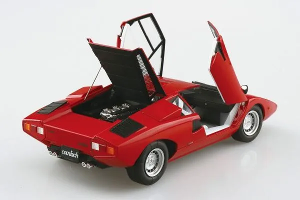 Aoshima 05804 Static Assembled Car Model  1/24 Scale Lamborghini Countach LP400 1974 Car Model Kit