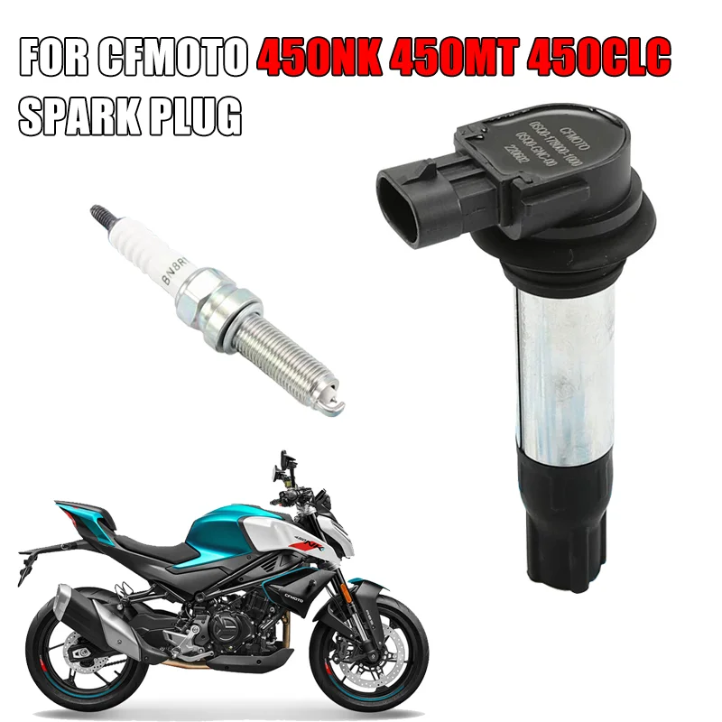 

For CFMOTO 450NK 450MT 450CLC Motorcycle Accessories Ignition Coil Spark Plug High Voltage Pack High Voltage Cap Igniter