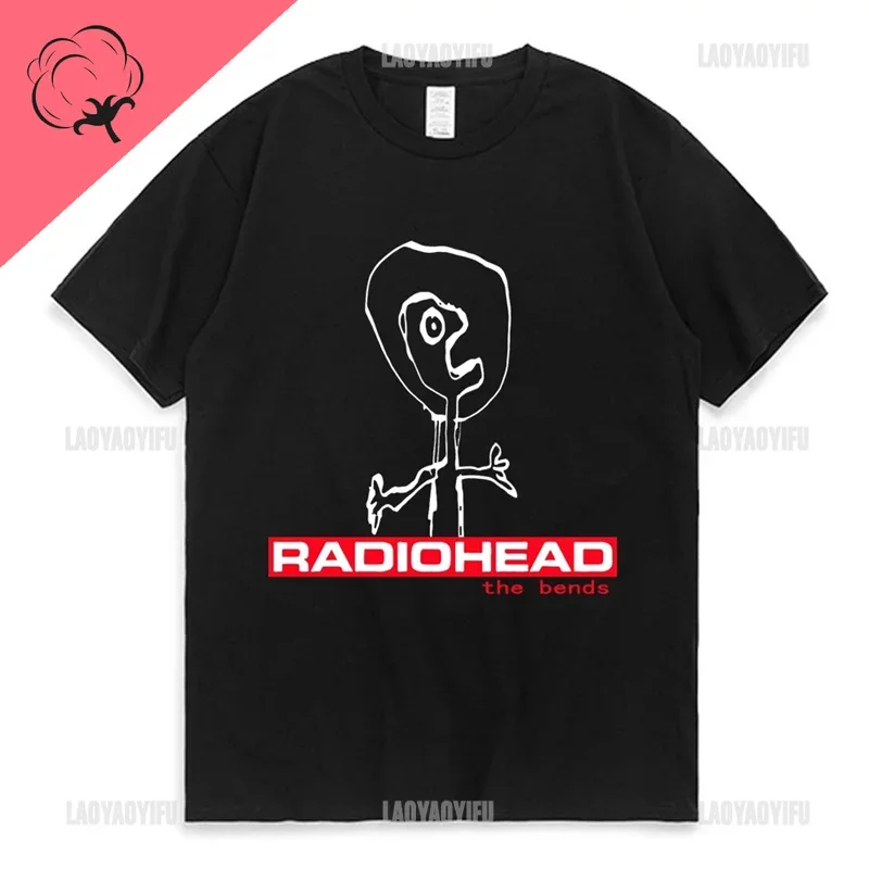 Футболка радио-head, мужские классические футболки, Североамериканская футболка для рок-мальчиков, женская футболка, футболки, мужская одежда в стиле хип-хоп