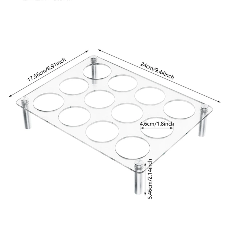 แฟชั่นขาตั้งกาแฟ Coffee Pods Rack กาแฟชั้นวางของวัสดุอะคริลิค Coffee Pods ชั้นวางสำหรับจัดเก็บแสดง