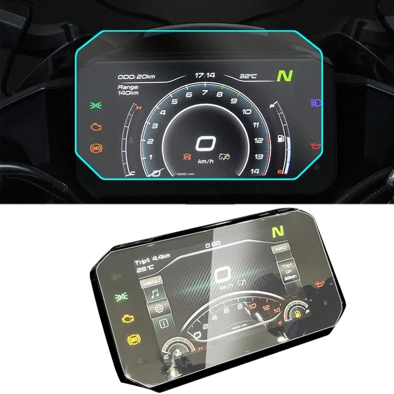 For CFMOTO 450SR Motorcycle Speedometer Scratch Cluster Screen Protection Film Dashboard Screen Protector
