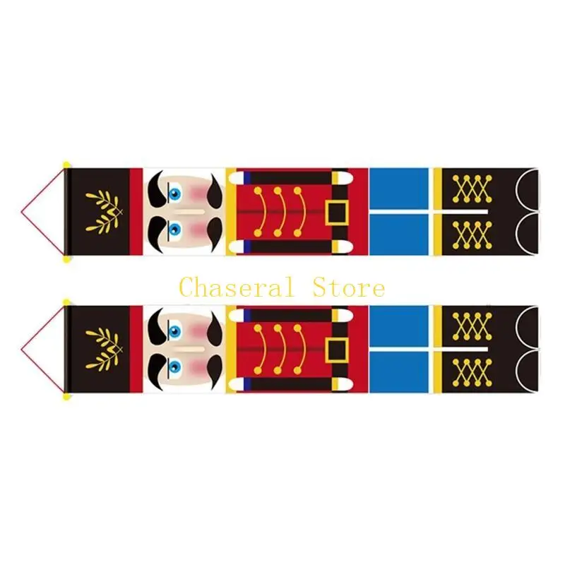 

E7CE Открытый Рождественский Декор Дверные Баннеры Флаги Игрушки Снимают Стресс Поставки