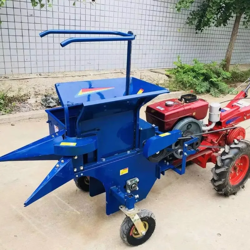 Maize Harvester For Walking Wheel Tractor High Efficiency Improve Agricultural Productivity Harvest Rate Farm Machinery