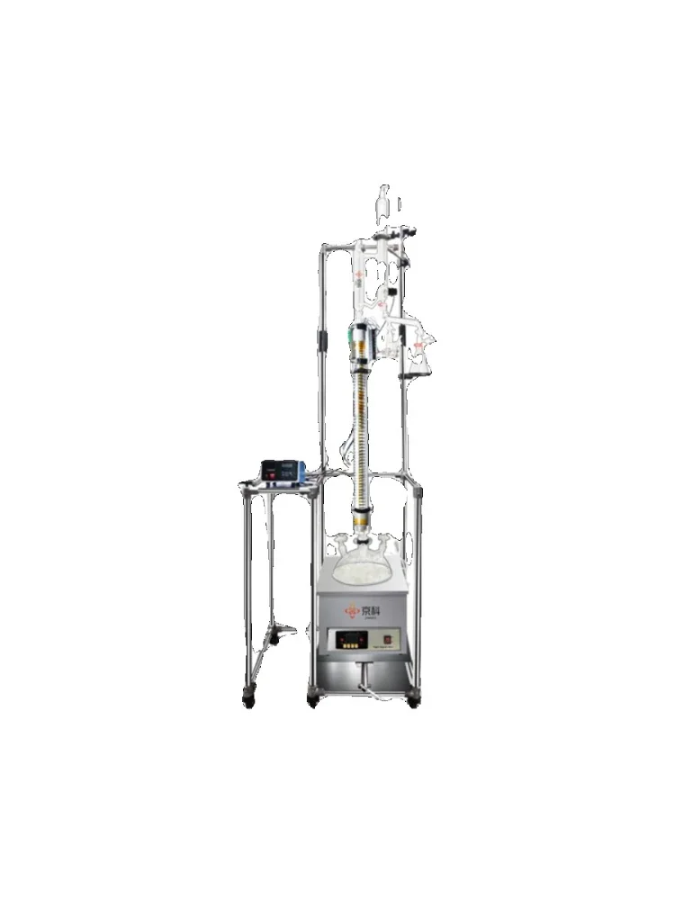 Laboratory distillation tower equipment Glass distillation device Small vacuum distiller Electric heating distillation