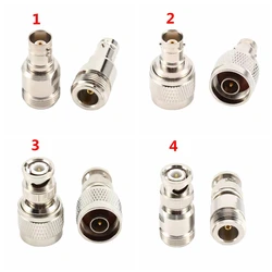1Pcs N To BNC Male Female Connector Q9 BNC To N Type Coaxial Test Converter Adapter RF Transmission Cable N To BNC Brass Copper