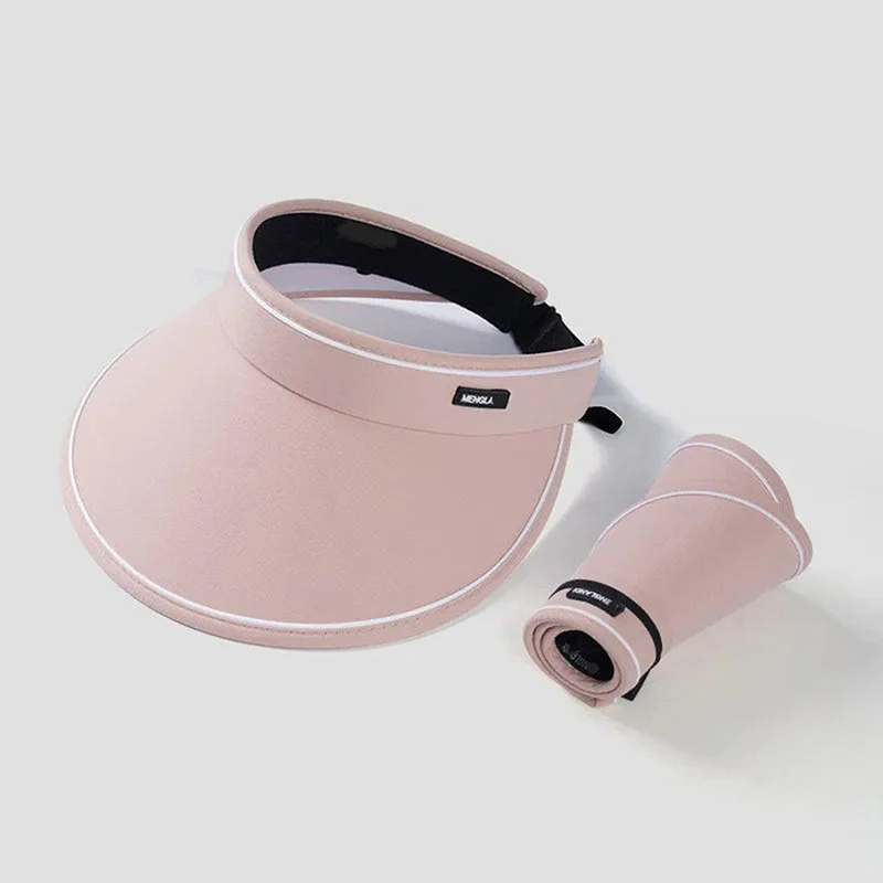 Летние дышащие солнцезащитные шляпы для женщин, регулируемый козырек с защитой от ультрафиолета, модная солнцезащитная кепка для занятий спортом на открытом воздухе