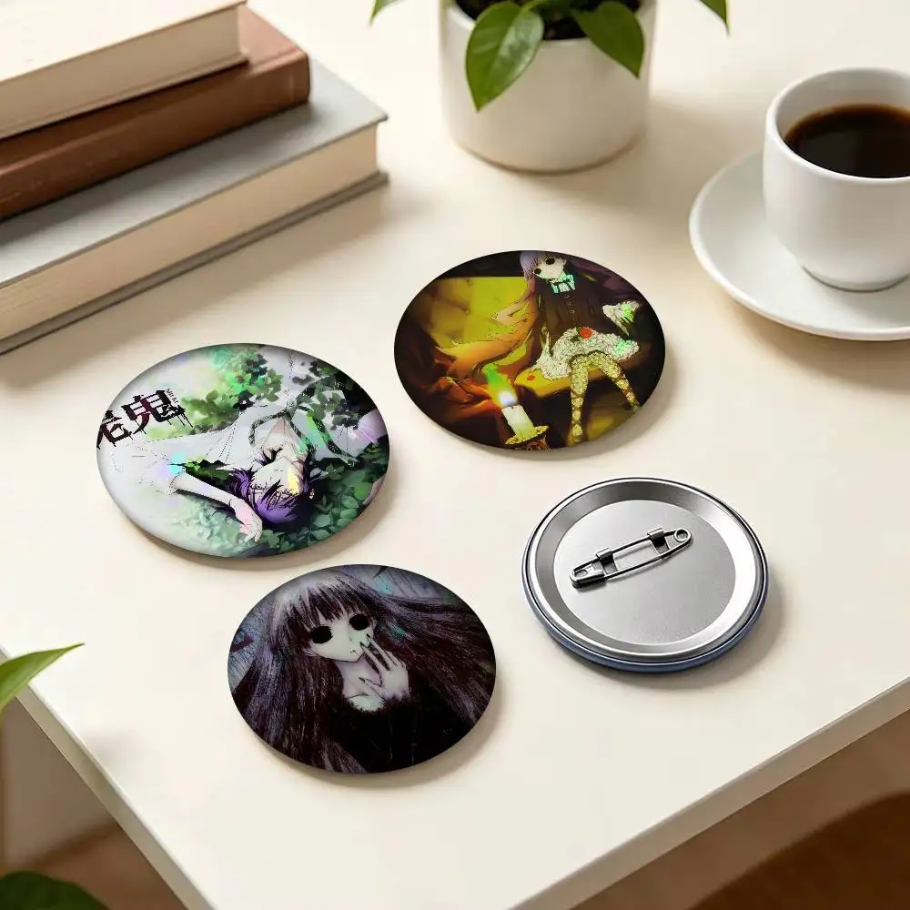 Anime S-Shiki horror   Anime Brooches Cute Cartoon Badge Jacket Jeans Lapel Pin Gift Accessorie