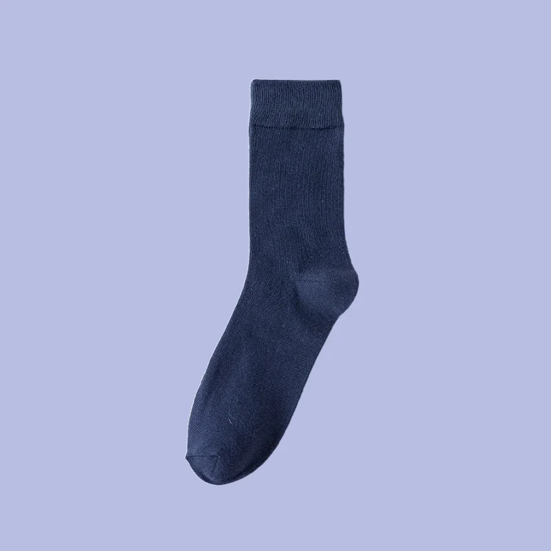 5/10 Paar Herren lange Socken schwarze Baumwoll socken Herren große Mitte Herbst und Winter schweiß absorbierende 2024 atmungsaktive Socken