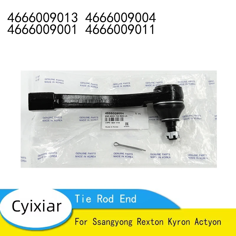 

Совершенно новый оригинальный наконечник рулевой тяги OEM 4666009004 4666009013 4666009001 4666009011 для Ssangyong Rexton Kyron Actyon