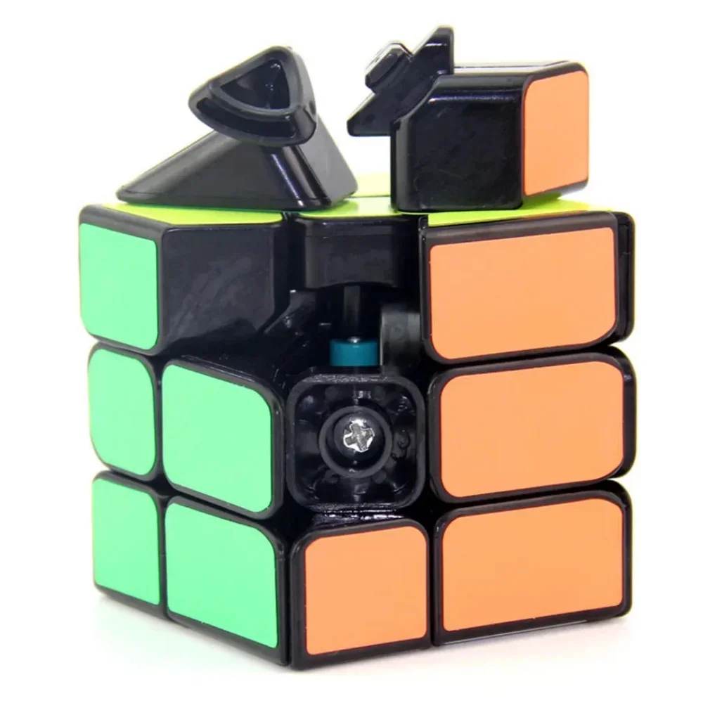 [Picube] YJ Strange Puzzles 3x3 Fisher Windmill Axis Magic Cube Puzzle Speed Magico Professional Educational Toy for Children