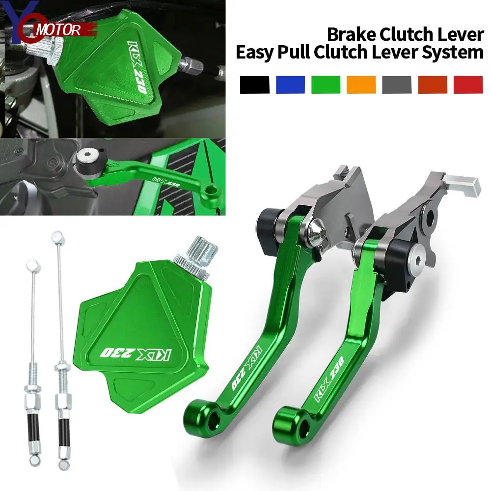 

KLX230 Motorcycle Accessories Brake Clutch Lever Easy Pull Clutch Lever System For KAWASAKI KLX 150 S 2009 2013 2012 2011 2010