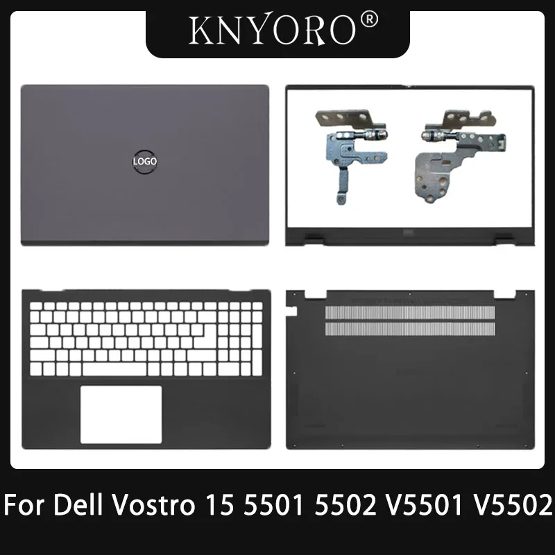 

NEW Original Case For Dell Vostro 15 5501 5502 V5501 V5502 Laptop LCD Back Cover Bezel Hinges Palmrest Bottom Case Panel 15.6In