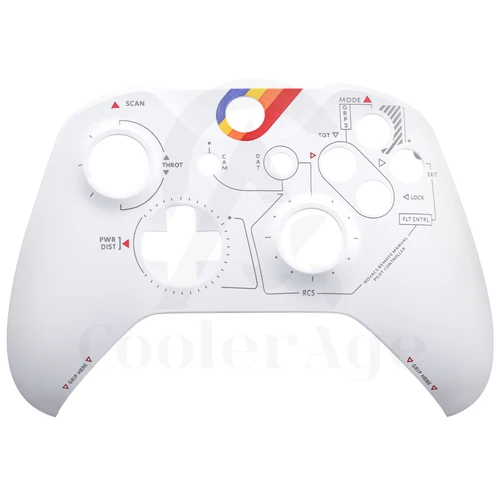 Imagen 2 del producto CoolerAge para Xbox One Slim controlador edición limitada suave al tacto carcasa inferior personalizada paneles traseros funda Gamepad reemplazo