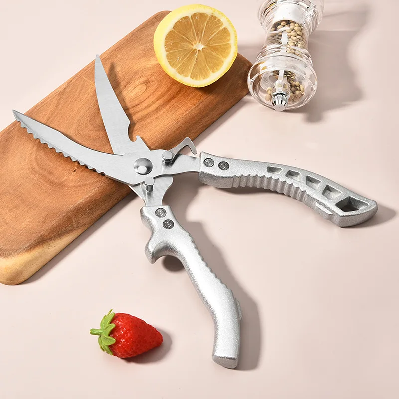 Heavy Duty Kitchen Scissors Meat Fruit Boning Fishing Hunting Camping Professional Stainless Steel Chicken Bone Kitchen Shears