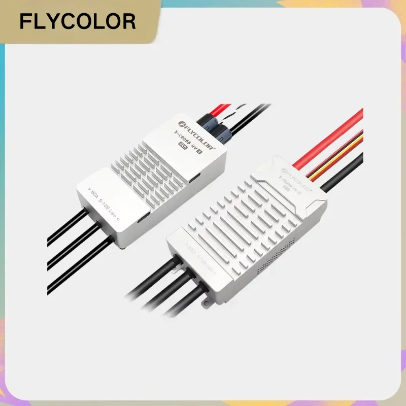 VoltSFlycolor X-CROSS HV3 PRO 80A ESC (Peak 200A), 5-12S BLHeli-32 64MHz ARM 32-Bit Speed Controller For RC FPV Racing Drone