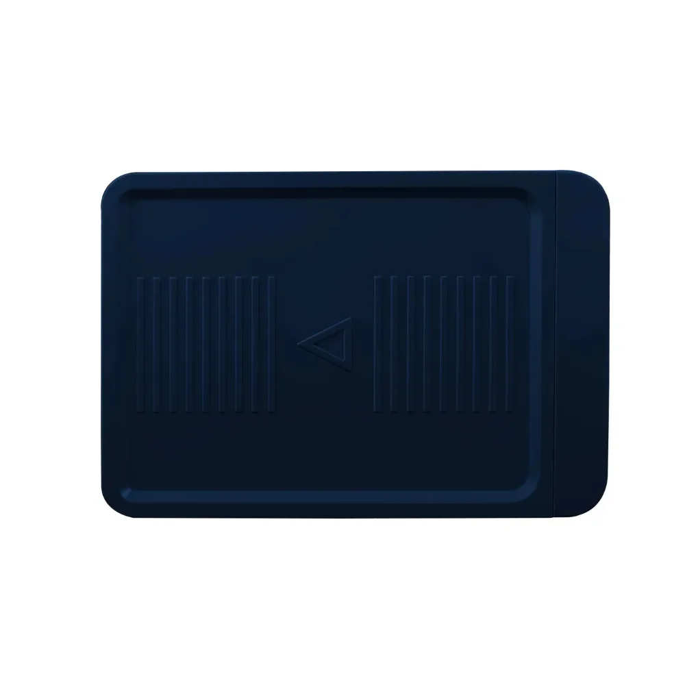 44 lbs\Day Capacity Capacity, Stainless steel accent Ice maker (Navy)