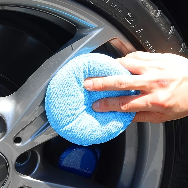 10 Pcs Microfiber Wax Towel Ultra-Soft Polishing Waxing Pocket Cars Wax Foam Sponge Remove Wax Auto Care Polish Foam Sponge image 3