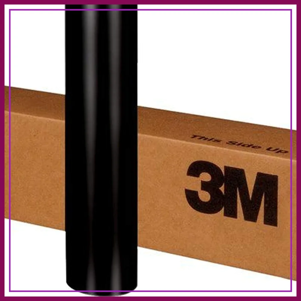 

Satin Black Car Wrap Vinyl Film 5ft x 3ft 15 sq ft