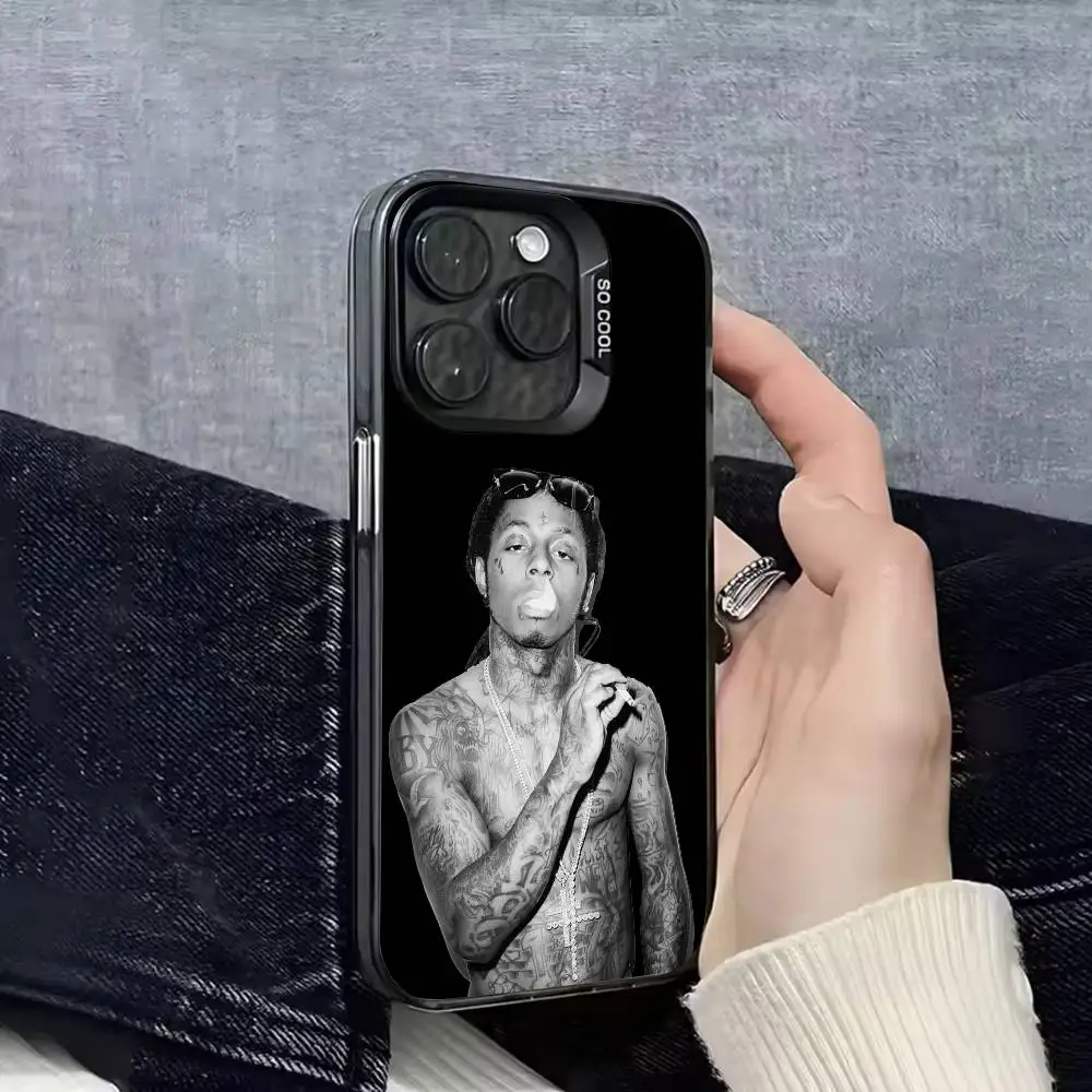 حافظة هاتف L-Lil Wayne Tha Carter VI لهاتف iPhone 17,16,15,14,13,12,11,Pro,Max,Plus,E,SE4,Air,Mini Black IMD
