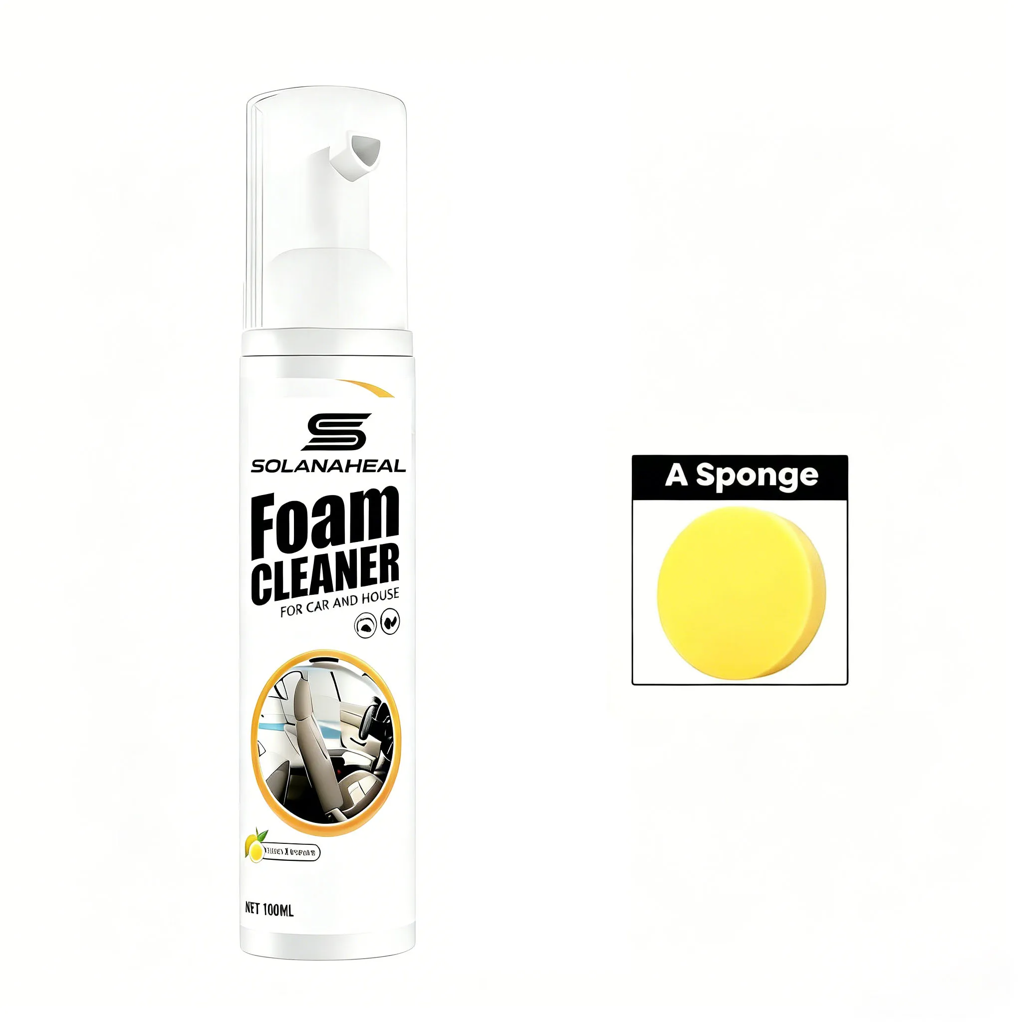 All-Purpose Foam Cleaner For Car Interior, Home Furniture & Daily Cleaning