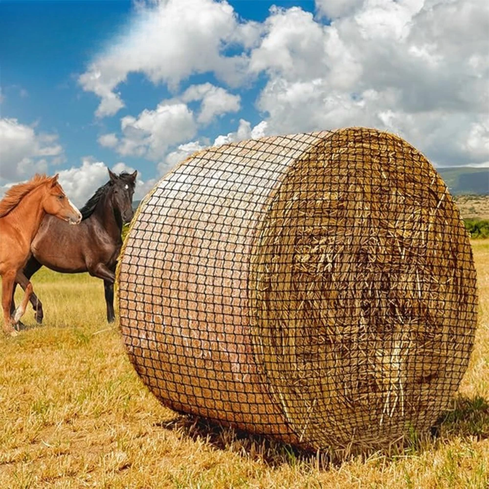 Round Hay Large Hay Bag Horse Cattle Alpaca Livestock Slow Feeder