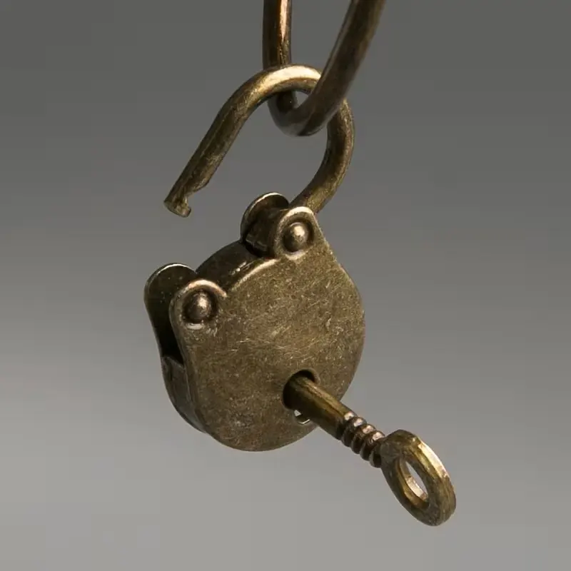 2Pcs Antique Bronze Metal Mini Locks, Cute Mini Combination Padlocks, Drawer Locks, Door Locks, Small Cabinet Locks for Student Dormitories, Household Backpack Locks