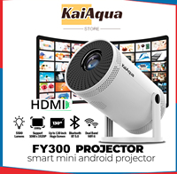 KaiAqua Portable Home Cinema Projector FY300 4K HDMI Dual Wifi6 260ANSI Allwinner H713 BT5.0 1080P 1280*720P Outdoor Projetor