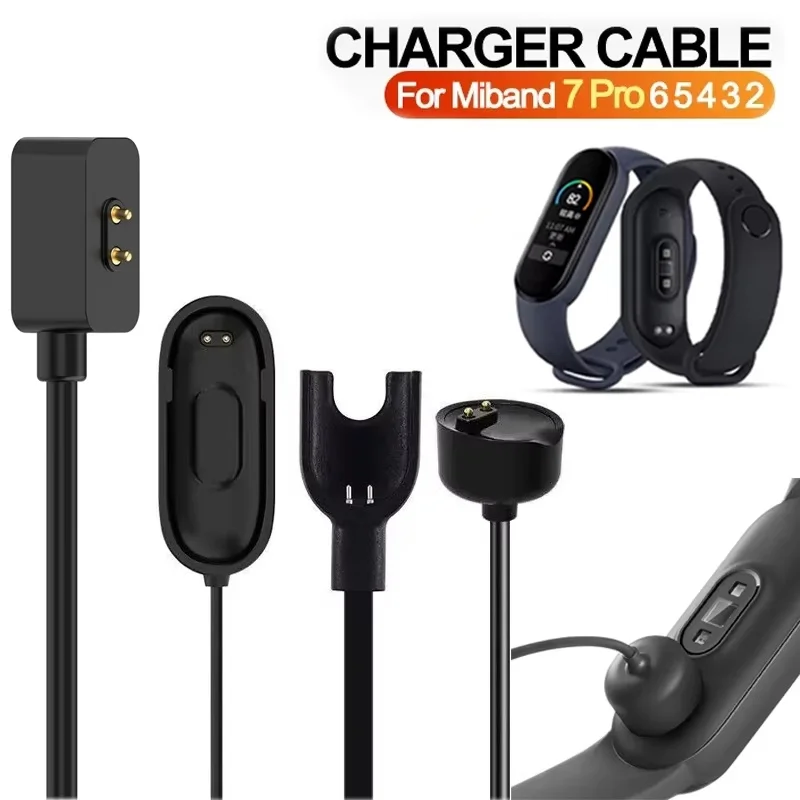 USB Charging For Xiaomi Mi Band 2 USB Charger Cable For Xiaomi Mi Band 7 6 5 4 3 2 Chargers For Xiaomi Mi Band 7 Pro USB Charger