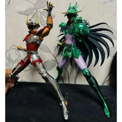 In Stock Saint Seiya Myth Cloth New 1/6 Electroplating Gold Saints Dragon Shiyu V1 Color Resin Statue GK Resin Figure Toys Gifts