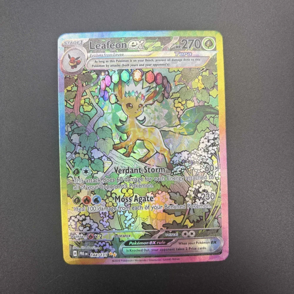 Tarjetas de colección PTCG DIY, 2025 PRE EN UMBREON ex SPECIALILLUSTRATION, rara, hecha a sí misma, juego clásico de cartas de Anime, juguete de regalo