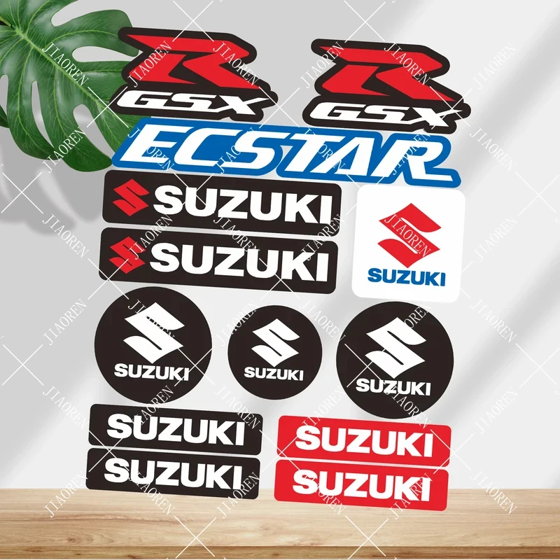 Виниловые наклейки с логотипом Suzuki Gsxr, наклейки Ecstar