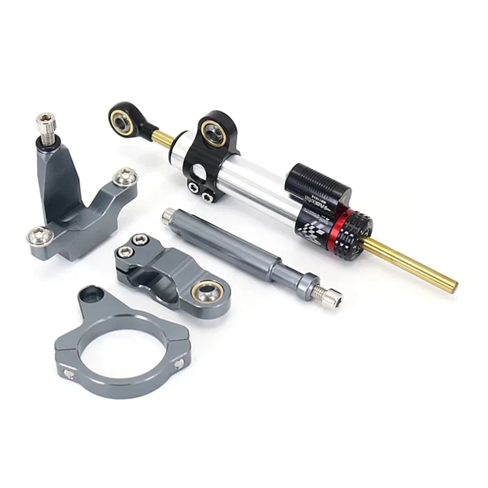 Stabilisateur d'amortisseur de direction de moto en fibre de carbone, support de montage, Yamaha YZF R7 YZFR7 Yzf r7 2021 2022 2023