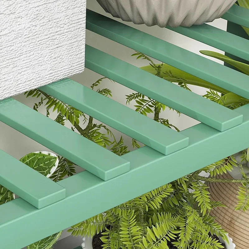 رفوف النباتات الخشبية الحديثة شرفة حامل وعاء الزهور الطابق نوع رفوف النبات متعدد الطبقات رف أثاث داخلي Scaffale FYPS